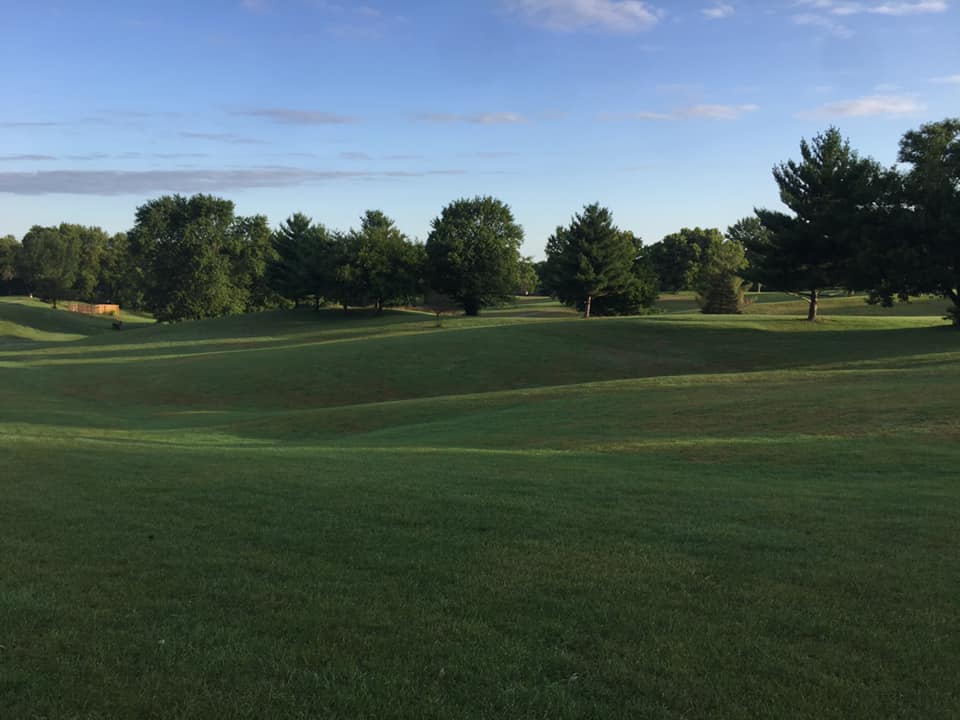 view down the fairway