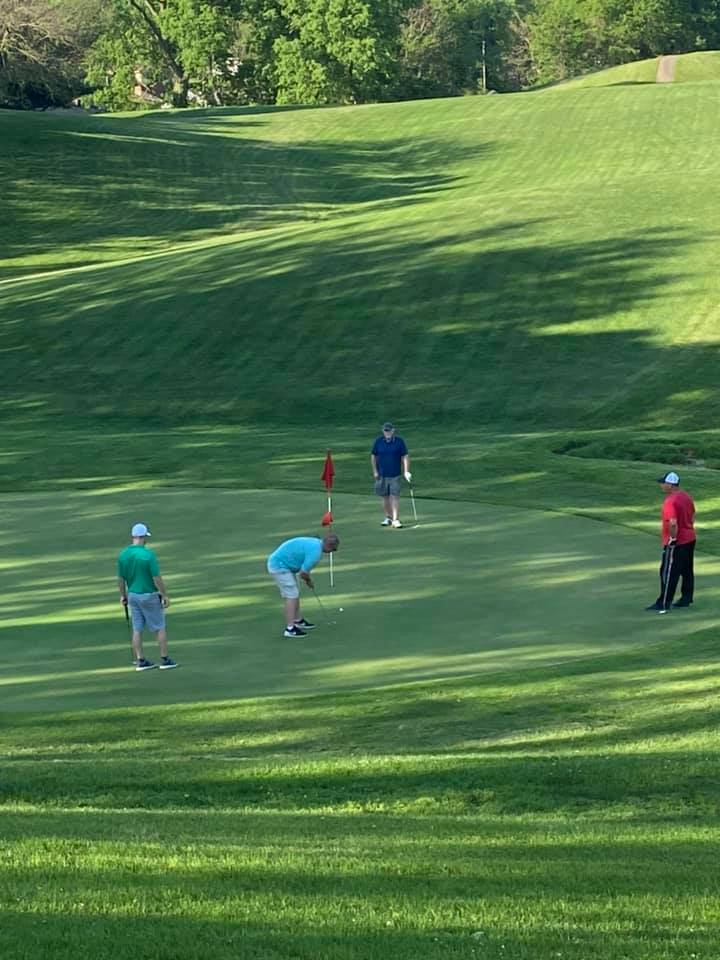 foursome at the green